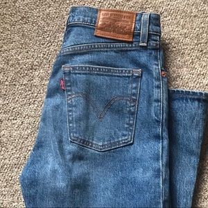 Levi’s ribcage flare jeans